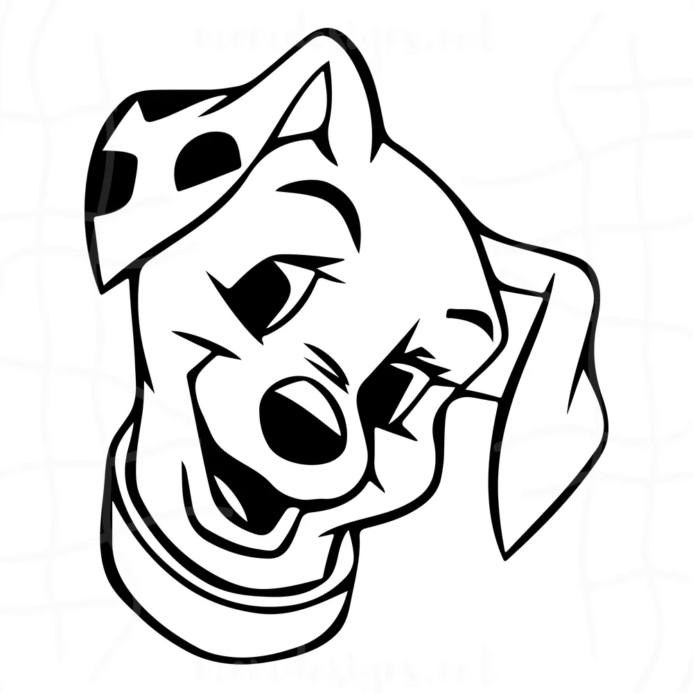 101 dalmatians svg free, outline svg, cartoon svg, instant download, silhouette cameo, shirt design, free svg files disney, png, dxf 0834