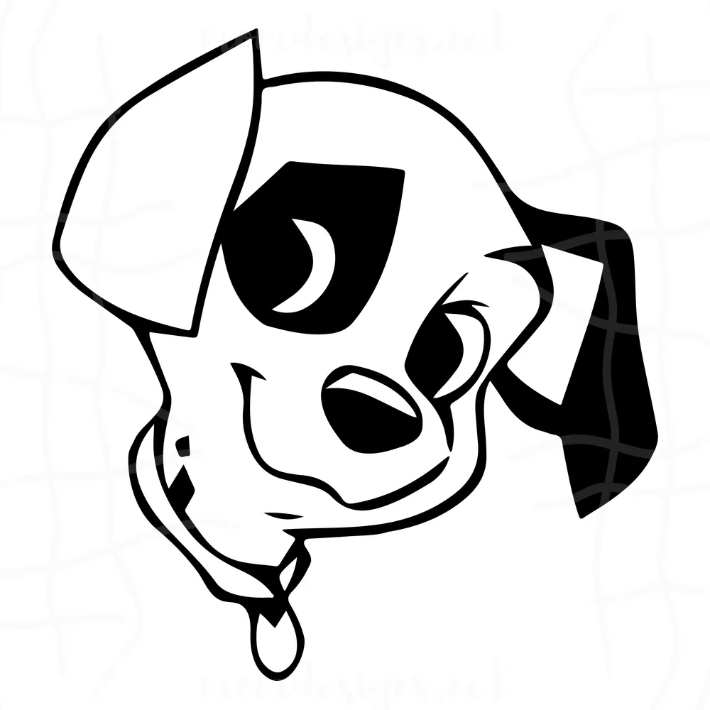 101 dalmatians svg free, disney svg, puppy svg, instant download, outline svg, shirt design, cartoon svg, dog svg, free vector files 0855