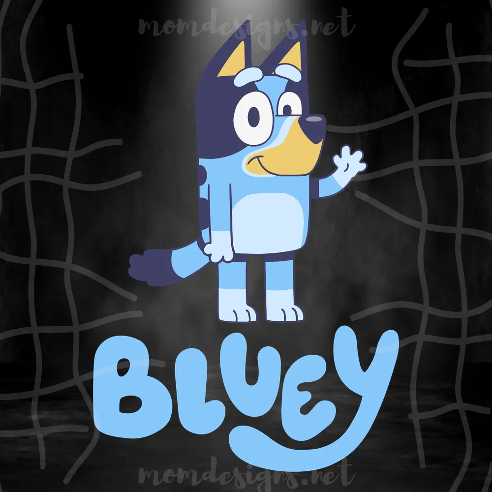 Funny Bluey, Svg Clipart