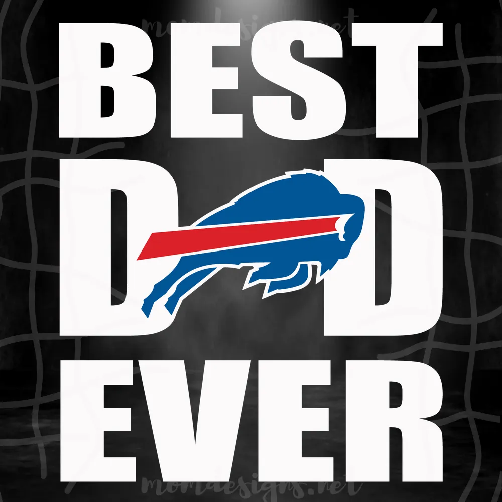 Buffalo Bills Best dad ever svg,NFL svg,fathers day svg,fathers day gift,happy fathers day,svg cricut, silhouette svg files, cricut svg, silhouette svg, svg designs, vinyl svg