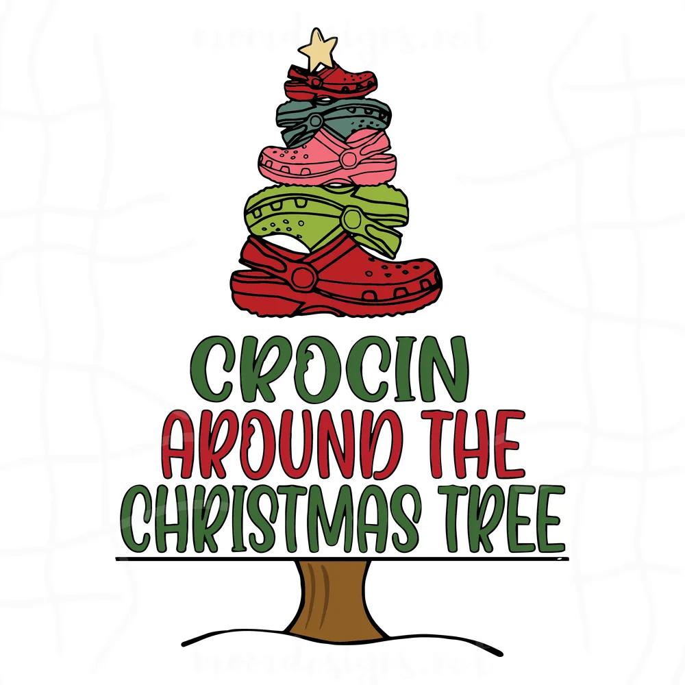 Crocin Around The Christmas Tree svg, Christmas svg, Mery christmas svg, Christmas Tree svg, Christmas decorations, Christmas gift, Christmas Saying Svg, Christmas Clip Art