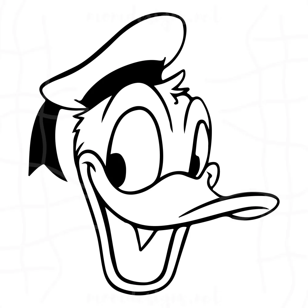 Donald duck svg free, free svg files disney, cartoon svg, instant download, outline svg, duck svg, best disney svg files, animal svg 0567