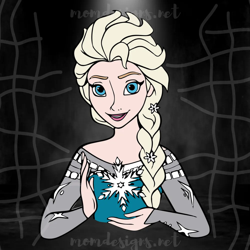 Elsa Svg, Elsa Frozen Svg, Elsa Princess Svg, Disney Princess Svg, Disney Elsa Svg