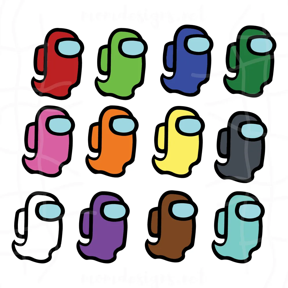 Among Us Halloween Ghost, Svg Png Dxf Eps Designs Download