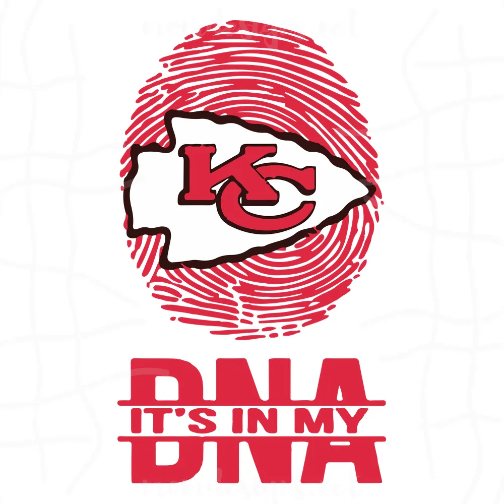 Kansas City Chiefs it's in my DNA svg