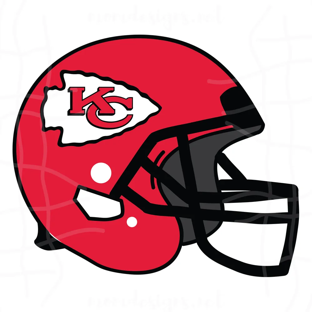 Kanas city chiefs helmet svg
