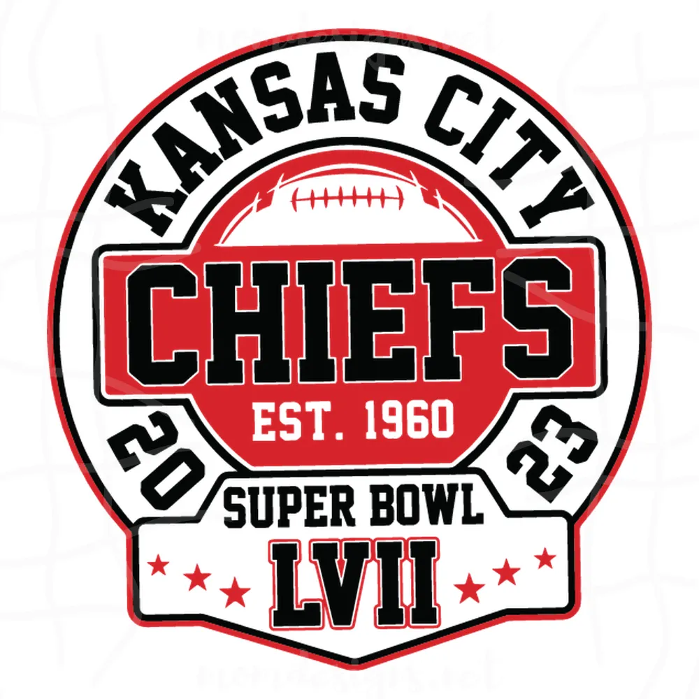 Kansas City Chiefs 2023 Super Bowl Lvii Svg Graphic Designs Files