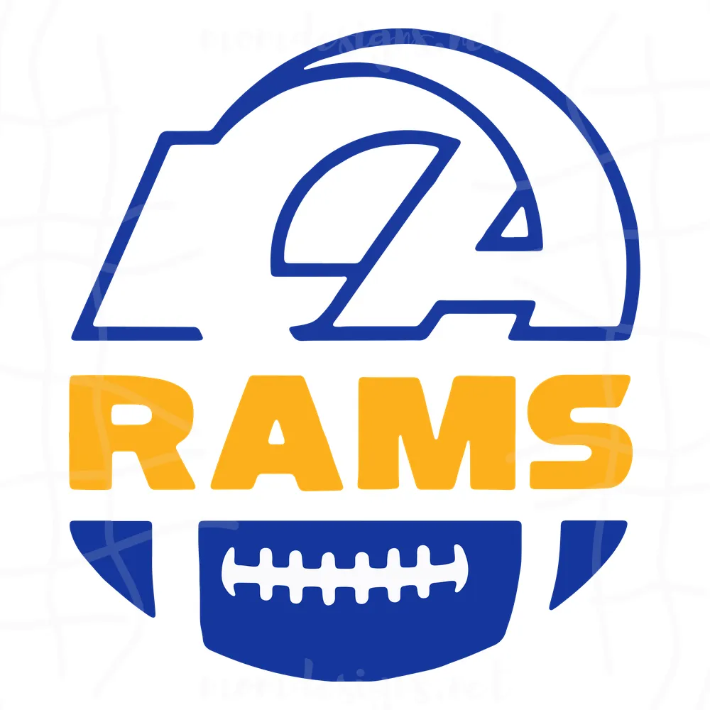 La Rams Svg, Super Bowl Svg, Los Angeles Rams Svg, Rams Football Svg