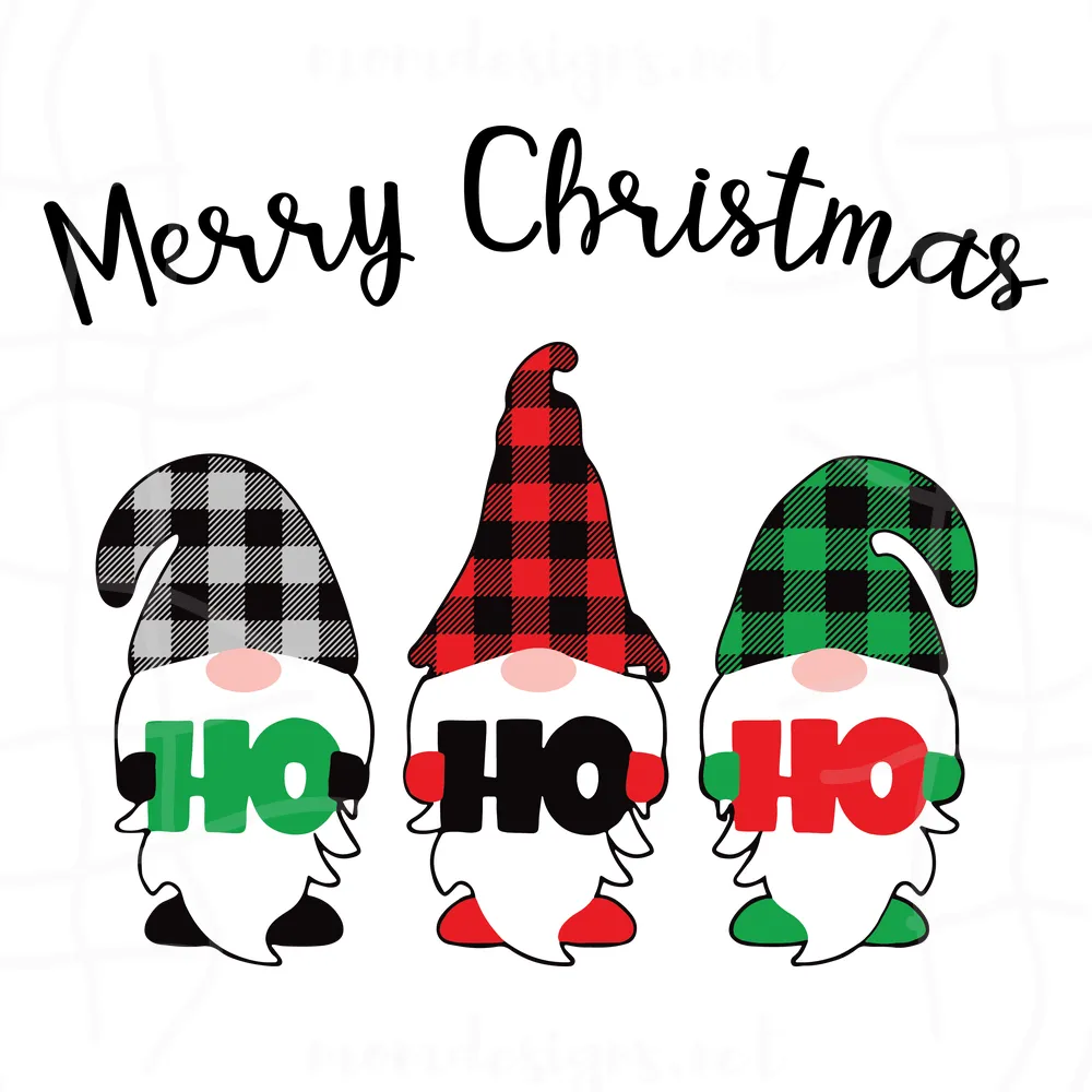 Merry Christmas Gnomes Svg, Christmas svg, Gnome svg, Ho Ho Ho SVG, Three Gnome SVG, Christmas Gnome, Christmas shirt svg, Funny christmas svg