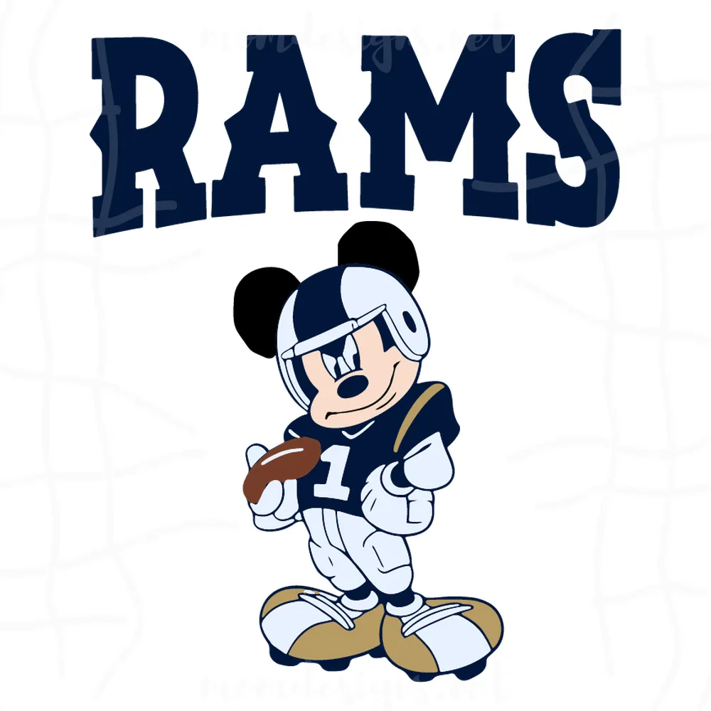 Rams mickey svg, Los Angeles Rams cricut files, Rams logo svg, Los Angeles Rams logo, NFL Rams svg