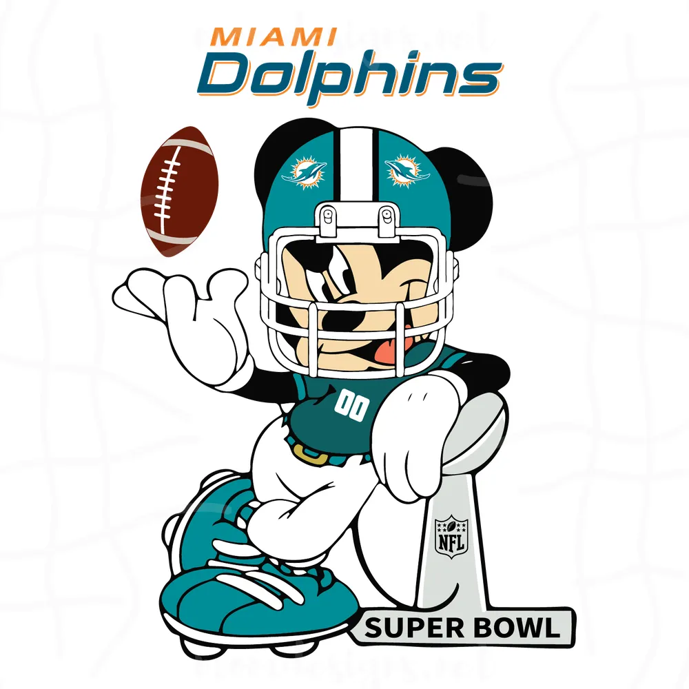Mickey Mouse Miami Dolphin Svg, Sport Svg, Miami Dolphins Svg, Dolphins Football Team, Dolphins Svg, Miami Dolphins Svg, Super Bowl Svg, Miami Football, Football Svg, Football Teams Svg, NFL Svg, Dolphins Fan