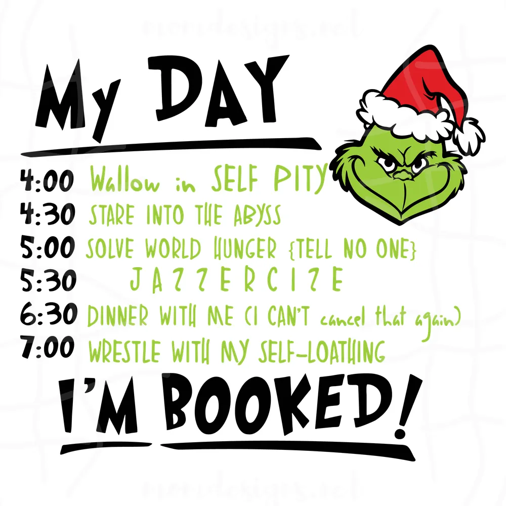 My Day grinch svg, The Grinch Svg, Grinch Svg, Christmas grinch svg, Grinch face svg, Merry grinchmas svg, santa hat svg, santa grinch svg