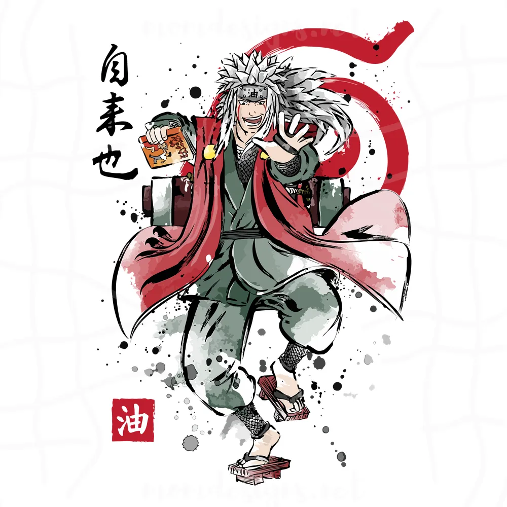 Naruto Jiraiya Svg, Jiraiya Svg, Jiraiya Anime Svg, Anime Svg, Anime Lover Svg