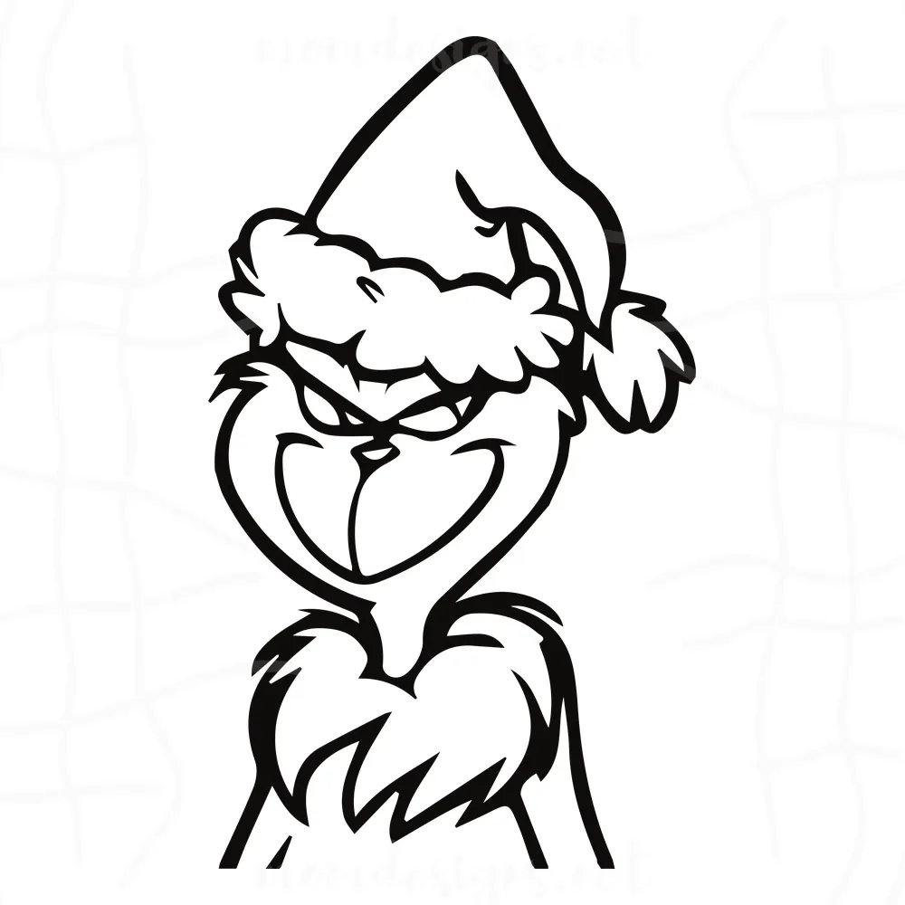 Santa Grinch Svg, Grinch Svg, Funny Santa Grinch Svg, Grinch Christmas Svg