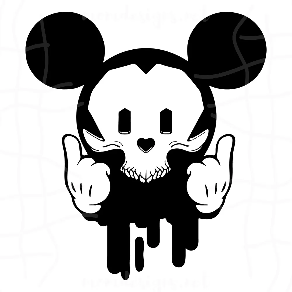 Skull Mickey Mouse Halloween Svg, Skull Mickey Svg, Halloween Svg, Skull Svg