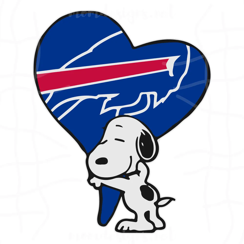 Snoopy Hugs The Buffalo Bills Heart NFL svg, Buffalo Bills svg, NFL svg, NFL logo svg, NFL svg, Football svg, png, Logo sports