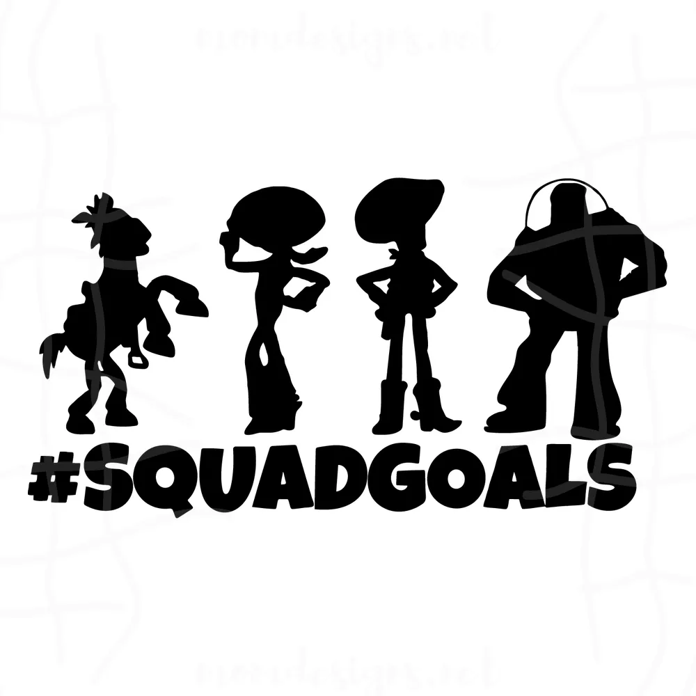 Toy Story Squad Goals Svg, Trending Svg, Toy Story Svg, Toy Story Characters, Woody Svg, Buzz Svg, Squad Svg, Squad Goals Svg, Disney Svg, Disney Characters Svg, Disney Movie Svg, Disney Lovers Svg