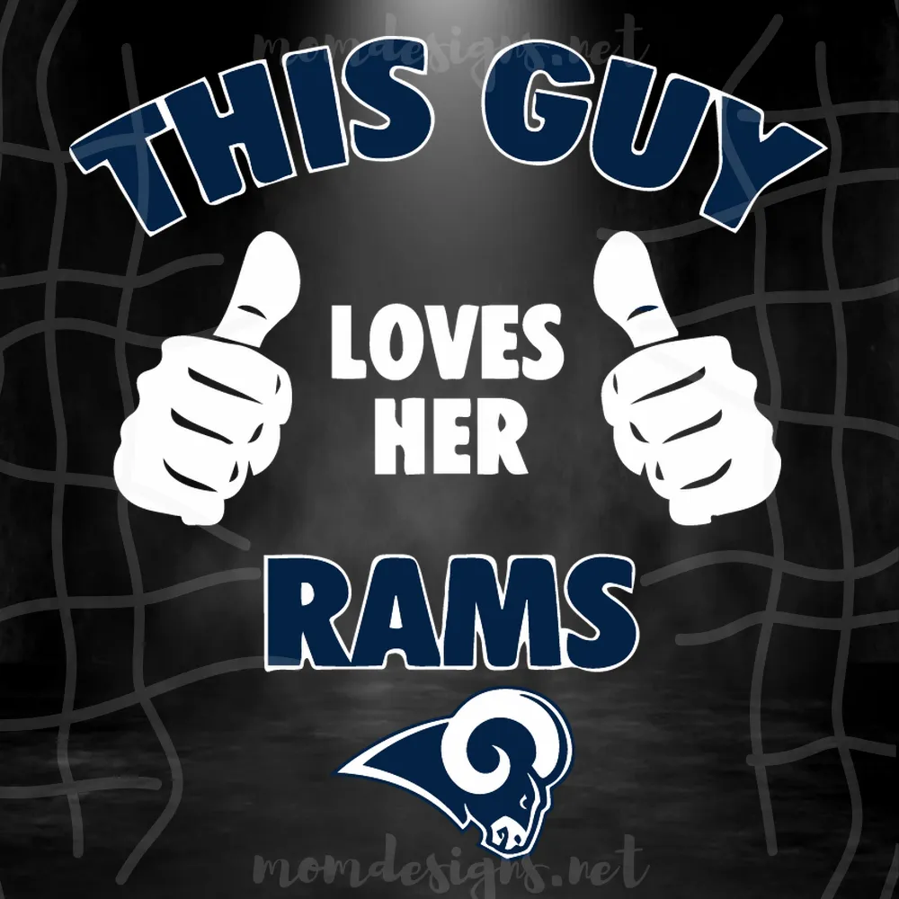 This Girl Loves Her Los Angeles Rams NFL svg, Los Angeles Rams cricut files, Rams logo svg, Los Angeles Rams logo, NFL Rams svg