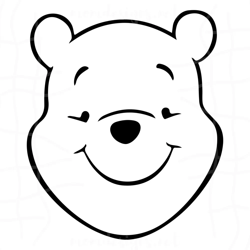 Winnie the pooh svg free, disney svg, bear svg, instant download, silhouette cameo, shirt design, winnie svg, animal svg, cartoon svg 0462