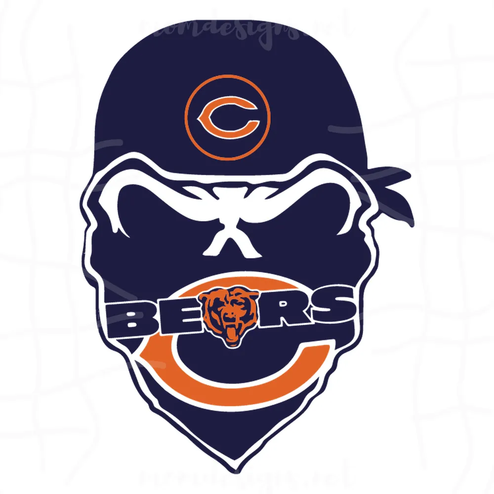 Chicago Bears Skull Svg, Sport Svg, Skull svg, Bears Skull Svg, Chicago Bears Svg, Chicago Svg, Bears Svg, Bears Logo Svg, NFL Team Svg, NFL Logo Svg, American Football Svg, Football Svg, Football Team Svg