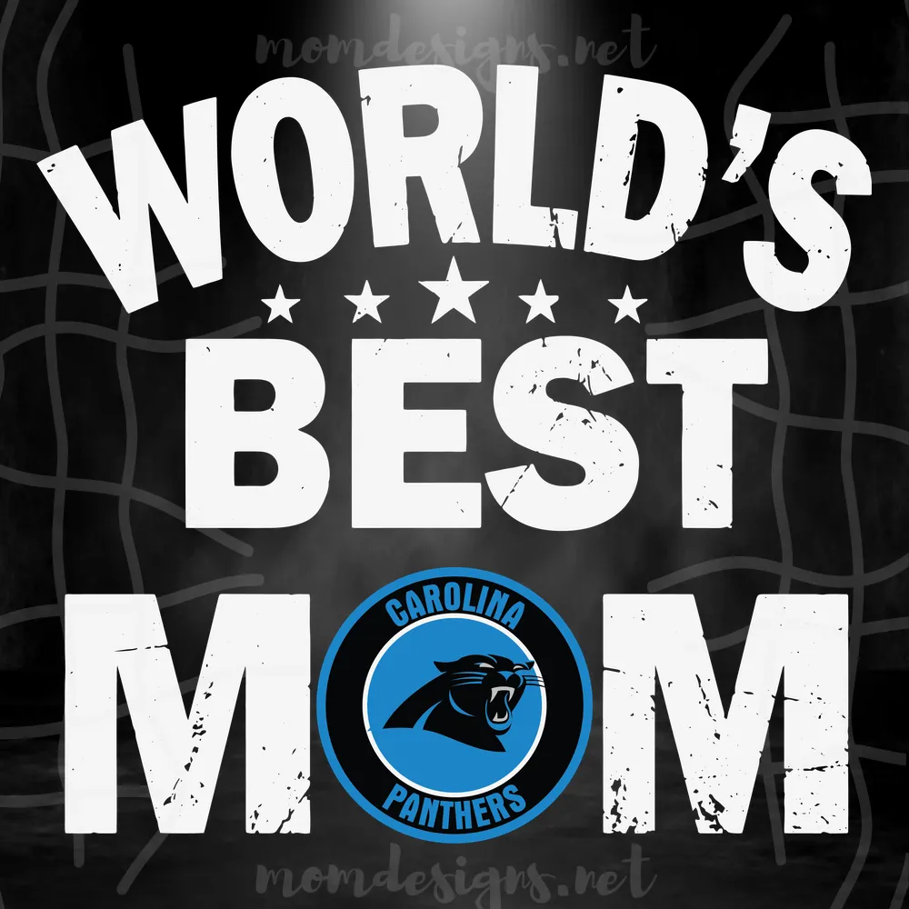 Worlds Best Mom Carolina Panthers Svg, Sport Svg, Mothers Day Svg, Best Mom Svg, Panthers Mom Svg, Carolina Panthers, Panthers Svg, Nfl Mom Svg, Football Mom Svg, Panthers Fan Svg