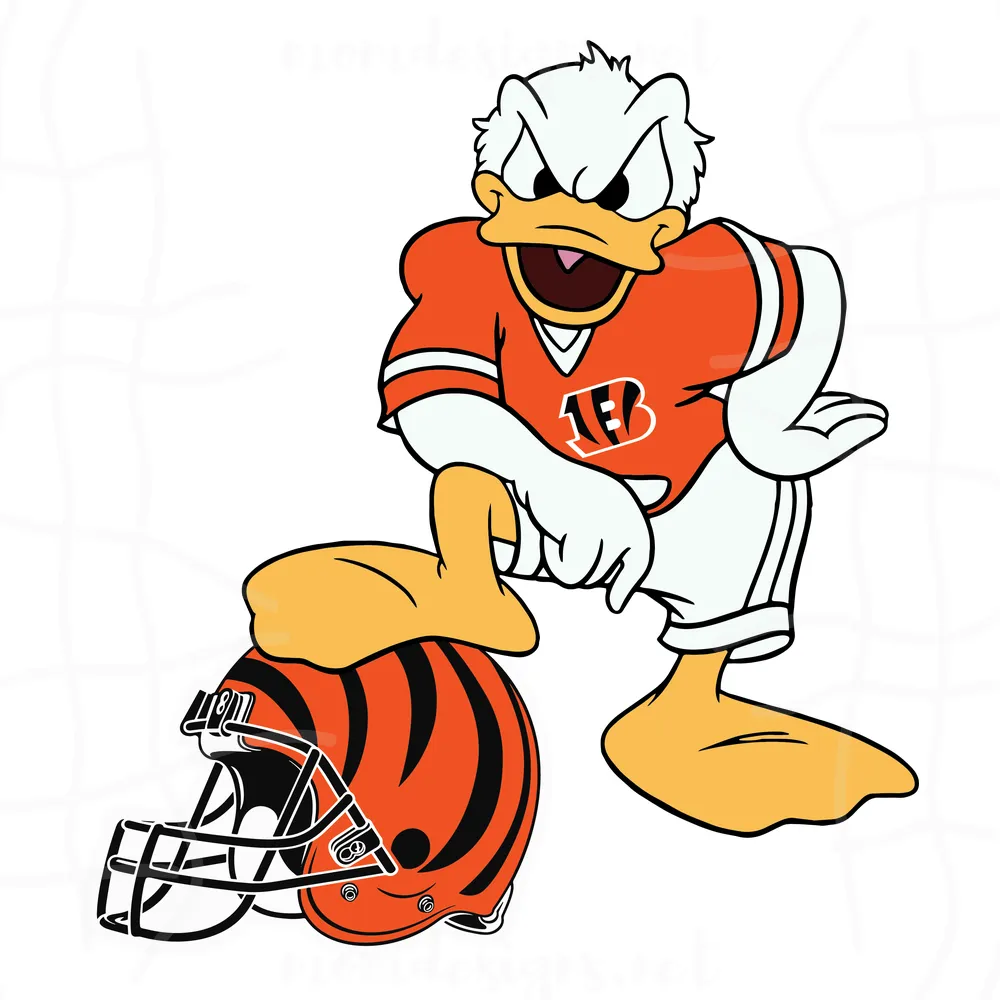 Cincinnati Bengals Donald Duck Svg, Sport Svg, Cincinnati Bengals, Bengals Svg, Bengals Nfl, Bengals Helmet Svg, Donald Duck Svg, Nfl Svg, Nfl Team Svg, American Football, Bengals Shirt, Super Bowl Svg