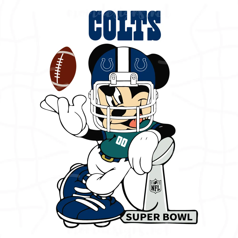 Mickey Mouse Indianapolis Colts Svg, Sport Svg, Indianapolis Colts Svg, Colts NFL Svg, Colts Football Team, Indianapolis Svg, Super Bowl Svg, Football Svg, Football Teams Svg, NFL Svg, Indianapolis Football