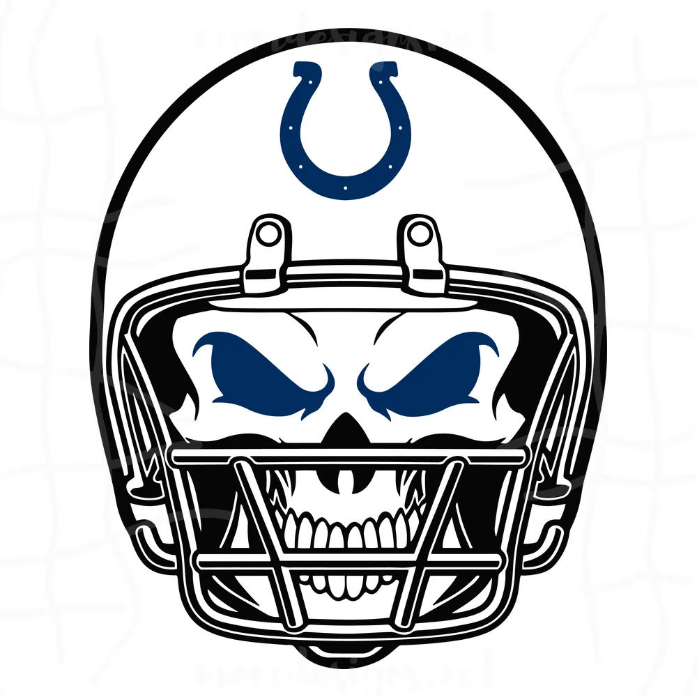 Indianapolis Colts Skull Helmet Svg, Sport Svg, Football Svg, Football Teams Svg, NFL Svg, Indianapolis Colts NFL, Indianapolis Colts Svg, Colts NFL Svg, Colts NFL Svg, Colts Football Team
