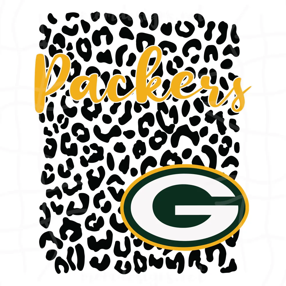 Green Bay Packers Leopard Spirit Svg, Green Bay Packers Svg, NFL Svg, Cricut File, Clipart, Leopard Svg, Sport Svg, Football Svg