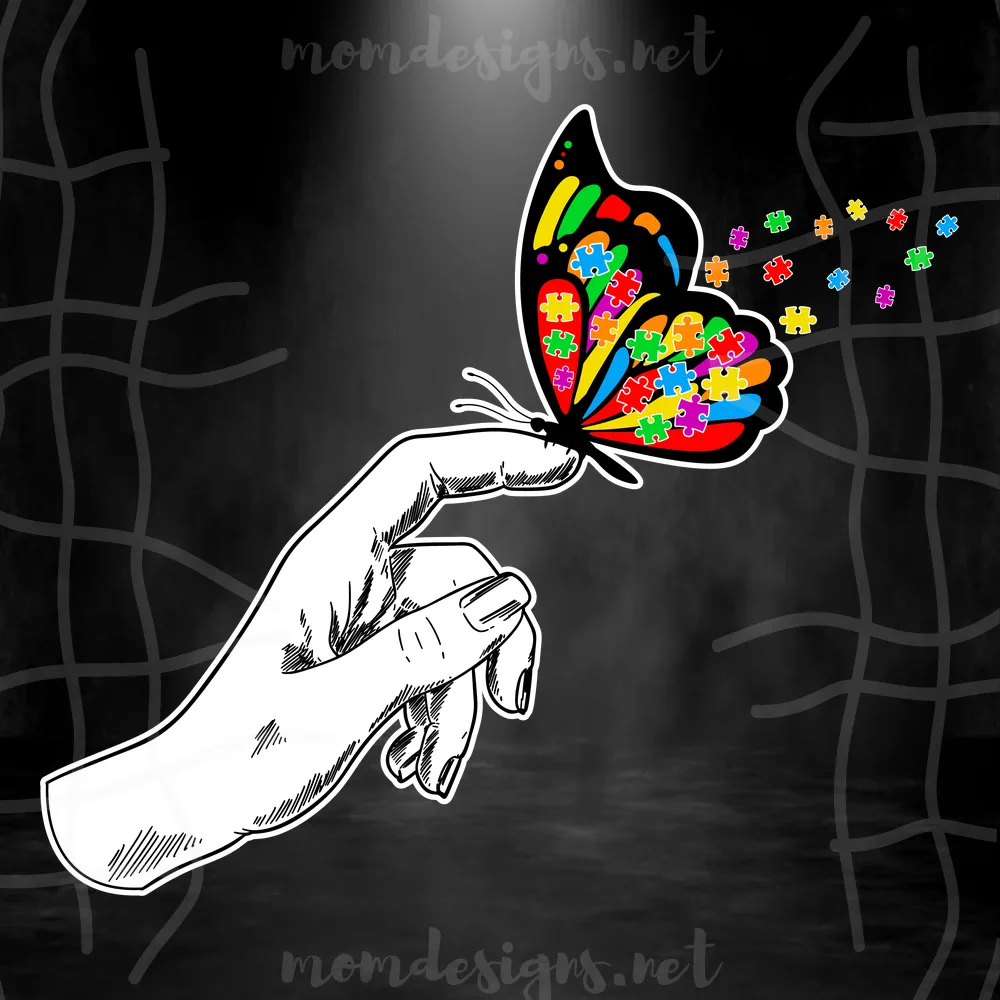 Butterfly Autism Awareness Svg, Autism Svg, Autism Butterfly Svg, Autism Awareness Svg