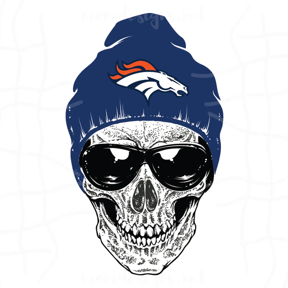 Skull Denver Broncos Svg, Sport Svg, Denver Broncos Svg, Denver Broncos Football Team Svg, Skull Svg, Glassing Skull Svg, Denver Broncos Logo Svg, Denver Broncos Hat Svg, Denver Broncos Fans Svg, NFL Svg, Super Bowl Svg
