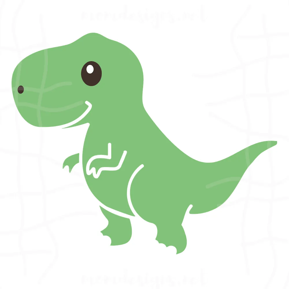 T Rex Svg Dinosaur Layered Cut File Baby Dino Cute Tyrannosaurus Rex C, Diy Crafts SVG Files For Cricut Instant Download File