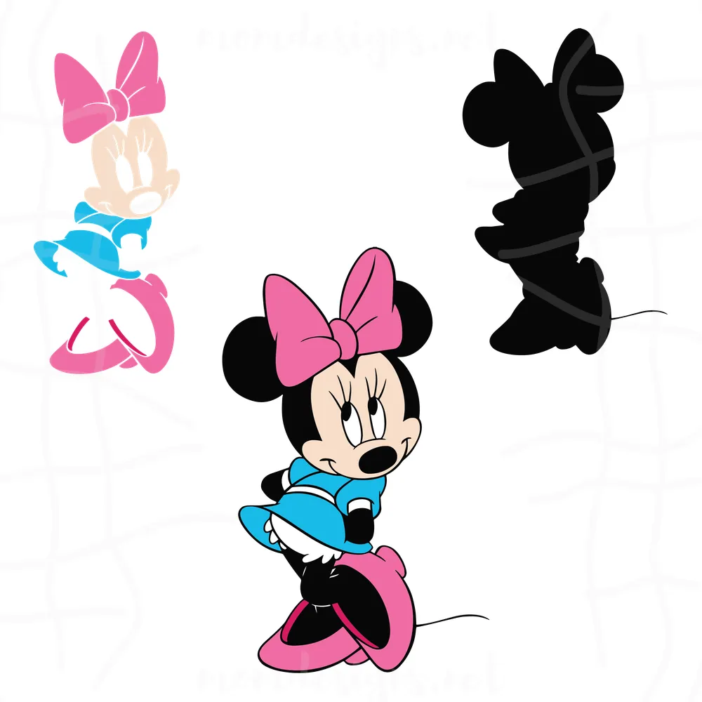 Minnie Mouse Silhouette Svg Free