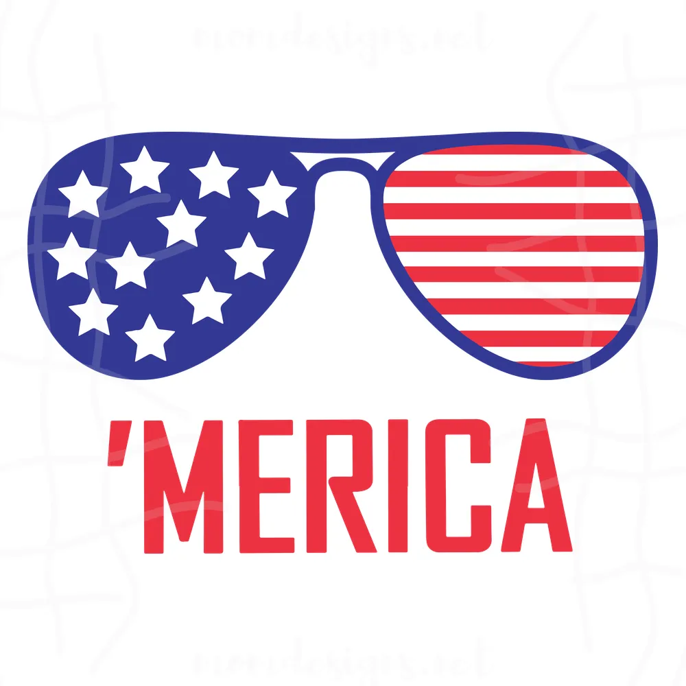 4th of July merica glasses pride, rainbow, charity, and cute svg