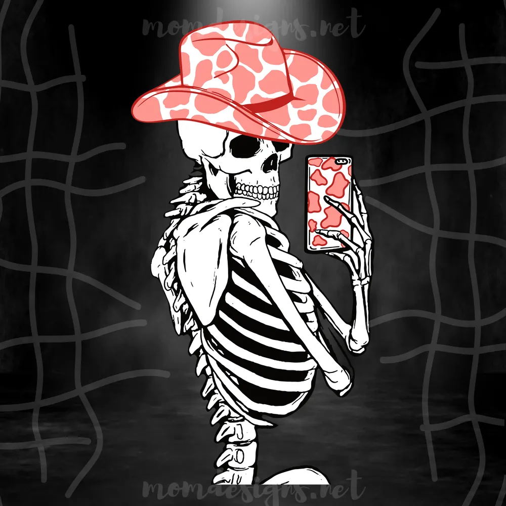Skeleton Selfie SVG, Cowboy skeletons svg, Skeleton Western Svg, Funny Skeleton, skeletons svg, Cowboy Killer Printable, Cowgirl Southern, skull svg, Halloween svg