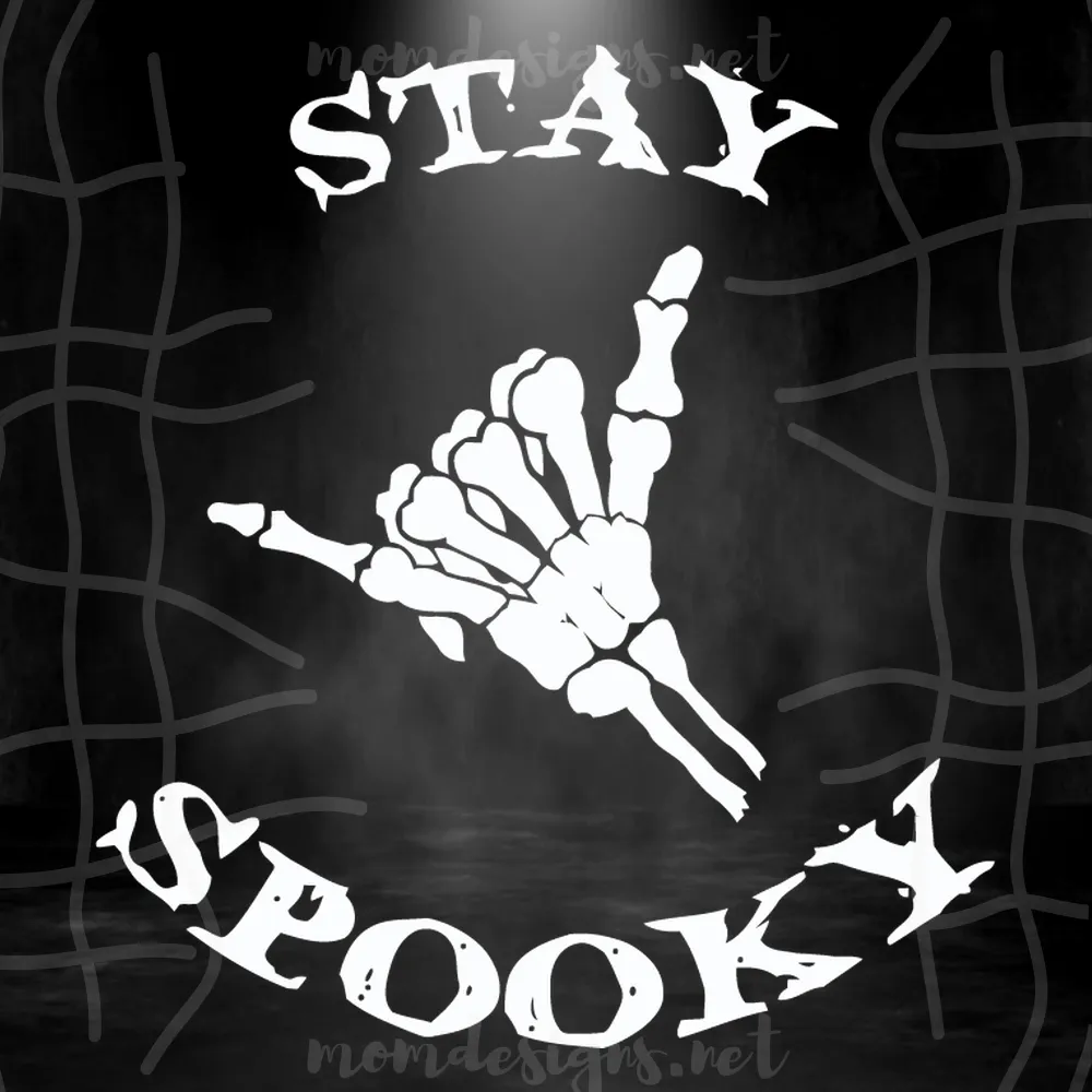 Stay Spooky Skeleton Hand SVG, Halloween Svg, Spooky Svg, Skeleton Hand Svg, Stay Spooky Halloween Svg, Skeleton svg, Halloween gift, Funny Halloween
