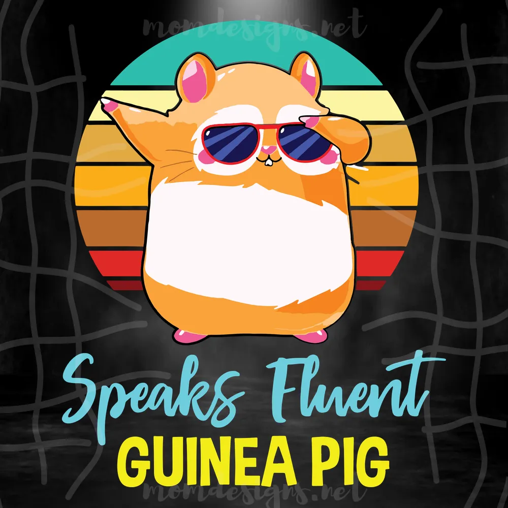 Speaks Fluent Guinea Pig Svg, Rat Svg, Guinea Pig Svg, Rodents Svg