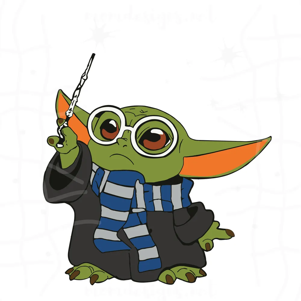 Star Wars Baby Yoda Harry Potter Svg, Harry Potter Svg, Baby Yoda Svg, Wizard Svg, Hogwart Svg, Horror Svg, harry potter movie, harry potter party, harry potter clipart
