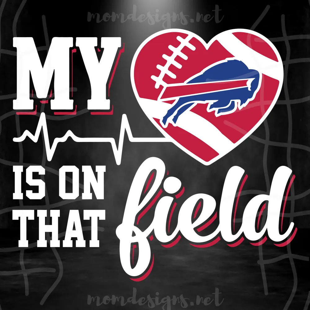My Heart My Buffalo Bills Is On That Field svg, Buffalo Bills svg, NFL svg, NFL logo svg, NFL svg, Football svg, png, Logo sports