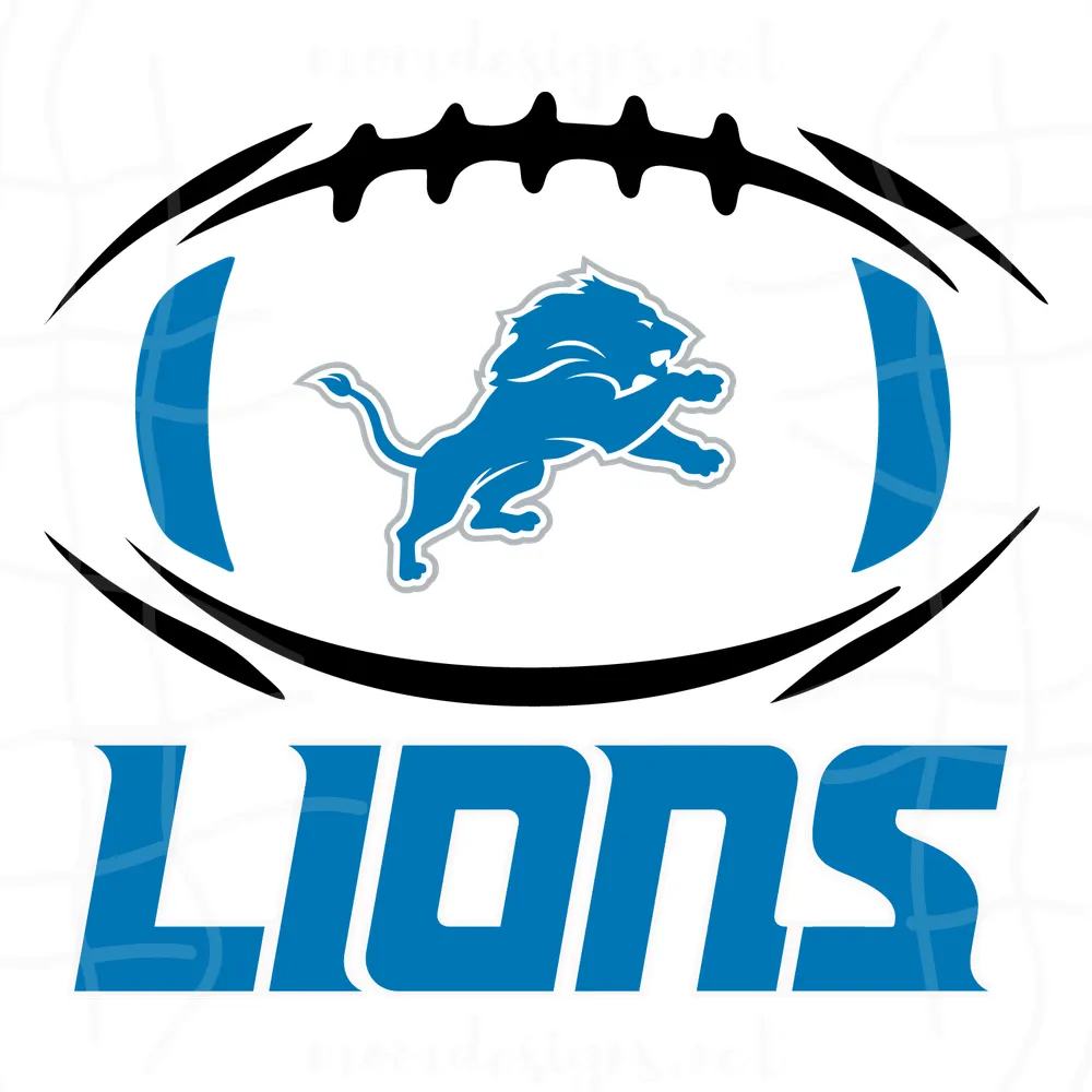Detroit Lions Nfl Football Teams, Cutting File Svg
