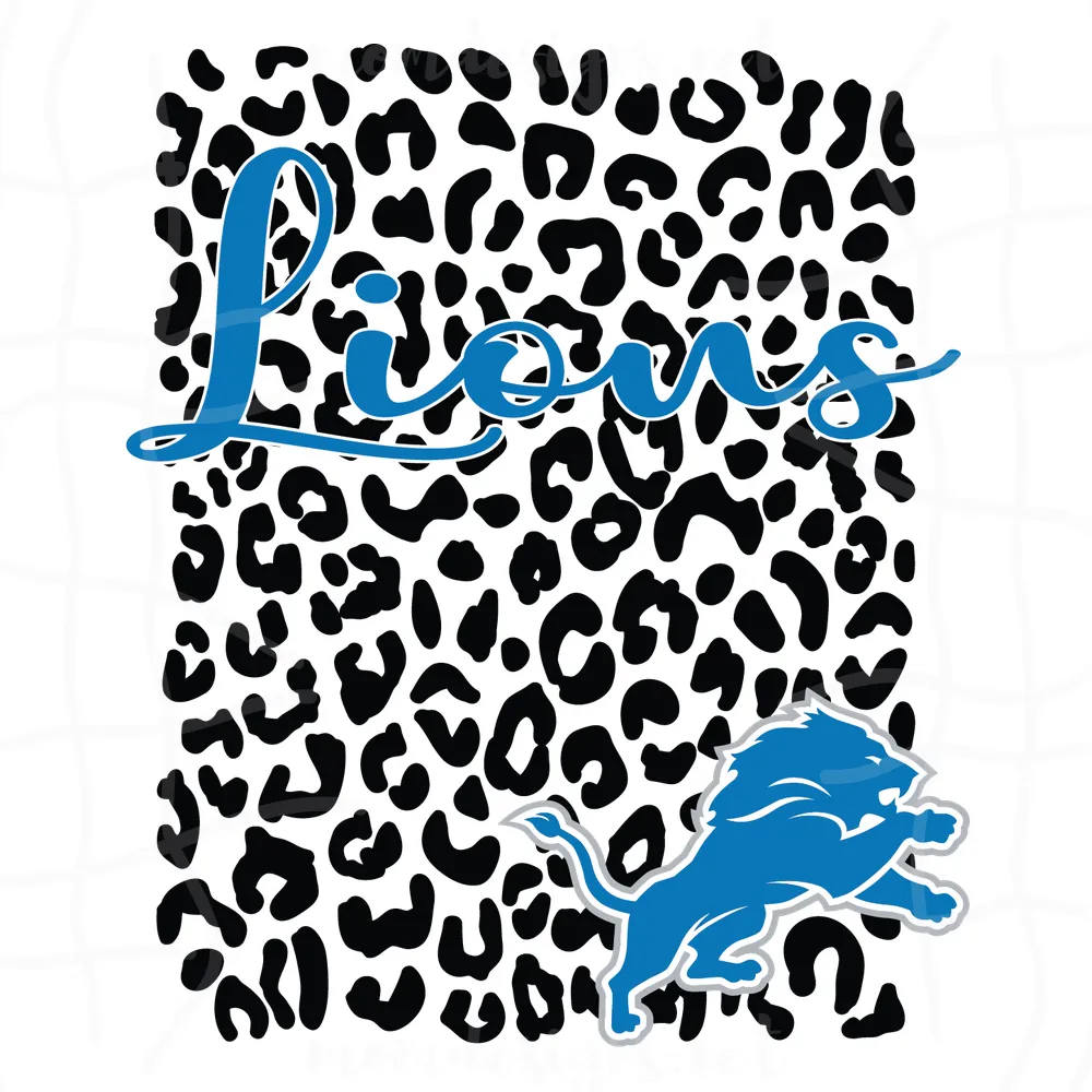 Detroit Lions Leopard Spirit Svg, Sport Svg, Detroit Lions Svg, Detroit Svg, Lions Svg, Lions Football Team, Super Bowl Svg, Detroit Football Svg, Lions Fan, Detroit Fan, NFL Teams, Football Svg, Football Teams Svg