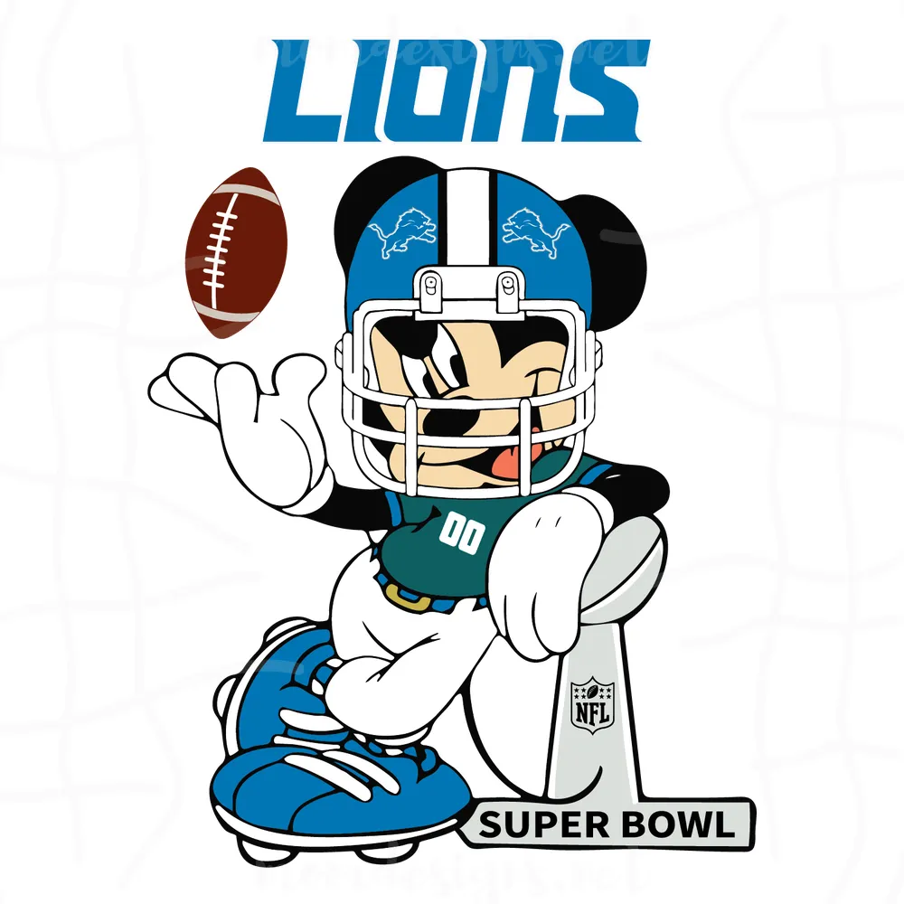 Mickey Mouse Detroit Lions Svg, Sport Svg, Detroit Lions Svg, Detroit Svg, Lions Svg, Lions Football Team, Super Bowl Svg, Detroit Football Svg, Lions Fan, Detroit Fan, NFL Teams, Football Svg, Football Teams Svg, NFL Svg