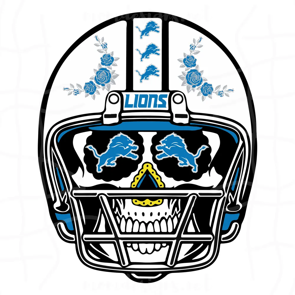 Sugar Skull Lions Svg, Sport Svg, Detroit Lions Svg, Detroit Svg, Lions Svg, Lions Football Team, Lions Fan, Detroit Fan, NFL Teams, Football Svg, NFL Svg