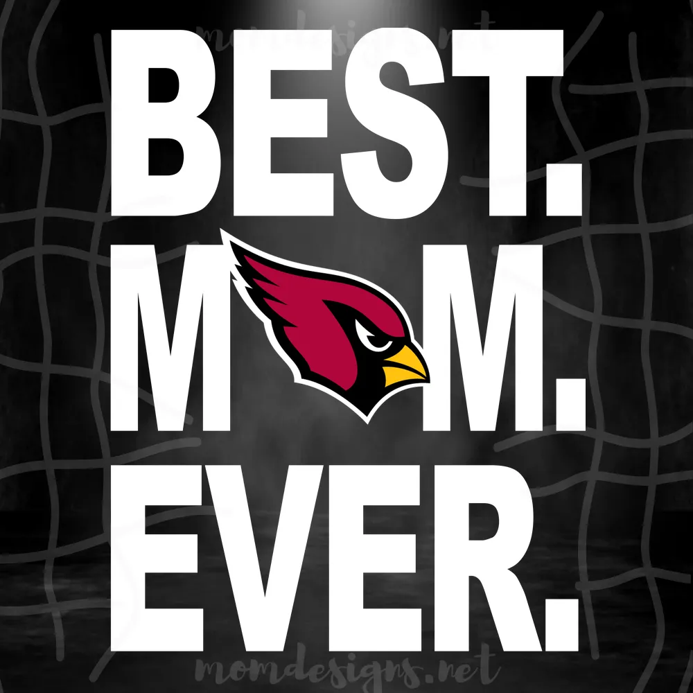 Arizona Cardinals Best Mom Ever Svg, Best Mom Ever Svg, Arizona Cardinals Svg
