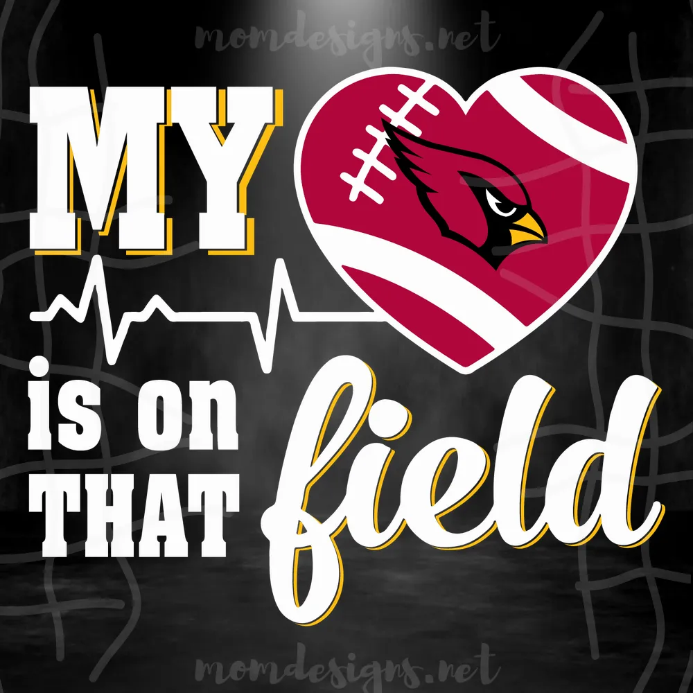 My Heart Is On That Field Arizona Cardinals Svg, Sport Svg, Football Svg, Football Teams Svg, NFL Svg, Arizona Cardinals Svg, Cardinals Football Team, Cardinals Svg, Arizona Svg, Super Bowl Svg