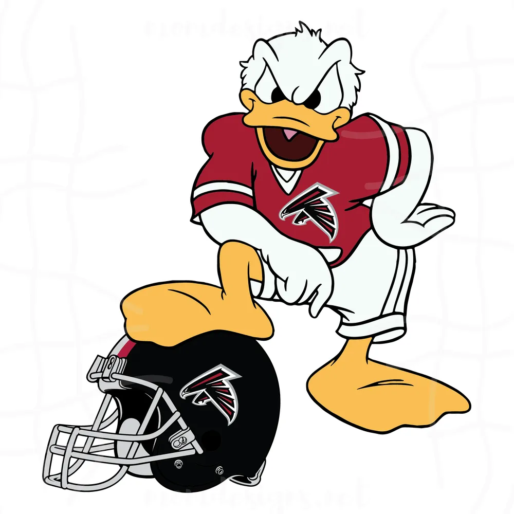 Atlanta Falcons Donald Duck Svg, Sport Svg, Atlanta Falcons, Falcons Svg, Falcons Nfl, Falcons Helmet Svg, Donald Duck Svg, Nfl Svg, Nfl Team Svg, American Football, Falcons Gifts, Super Bowl Svg