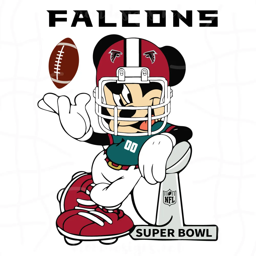 Mickey Mouse Atlanta Falcons Svg, Sport Svg, Atlanta Falcons Svg, Falcons Football Team, Falcons Svg, Falcons NFL Svg, Atlanta NFL Svg, Super Bowl Svg, Football Svg, Football Teams Svg, NFL Svg, Falcons Fan