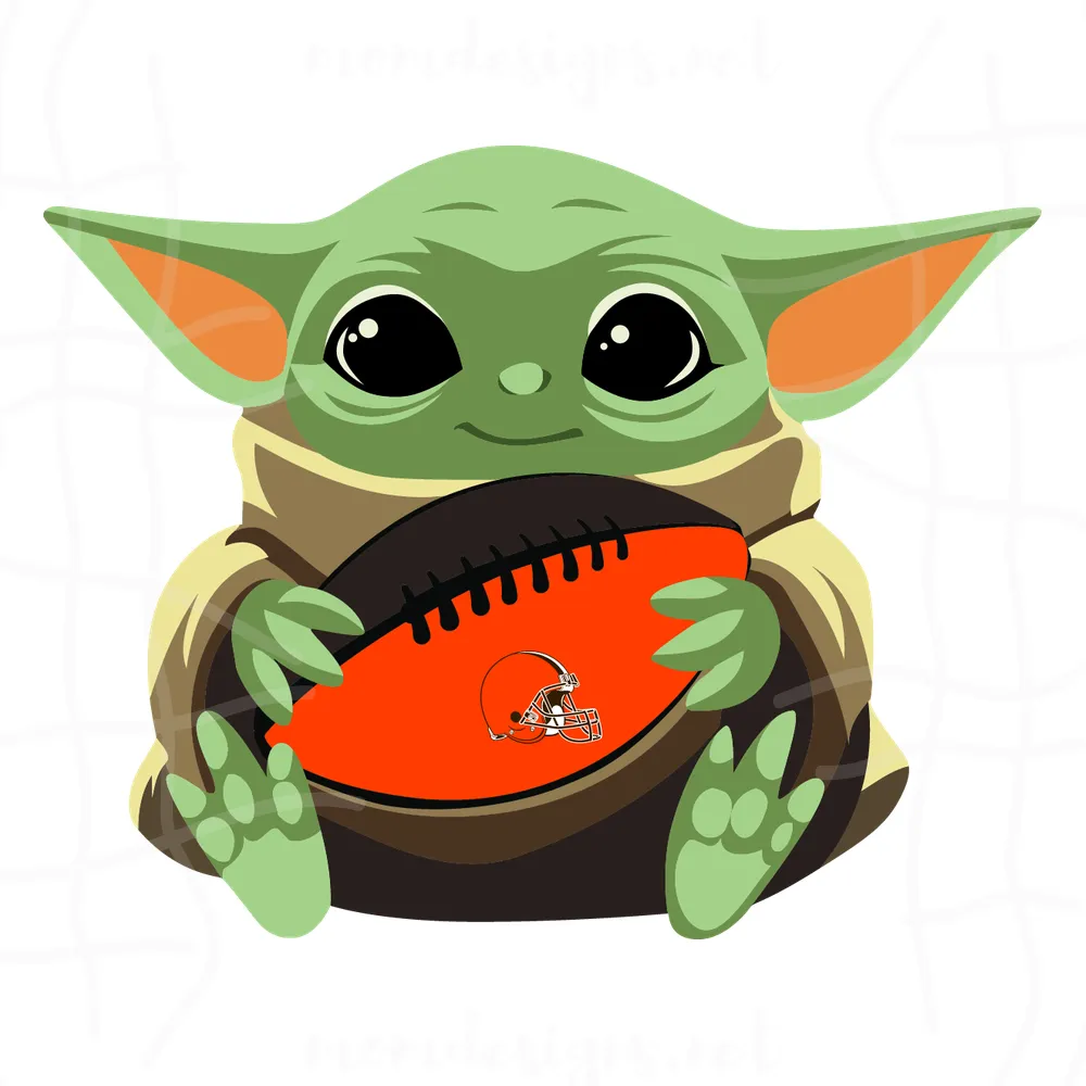 Cleveland Browns Baby Yoda Svg, Sport Svg, Cleveland Svg, Browns Football Team, Browns Svg, Cleveland Browns Svg, Super Bowl Svg, Football Svg, Football Teams Svg, NFL Svg, Cleveland Football, Browns Fan