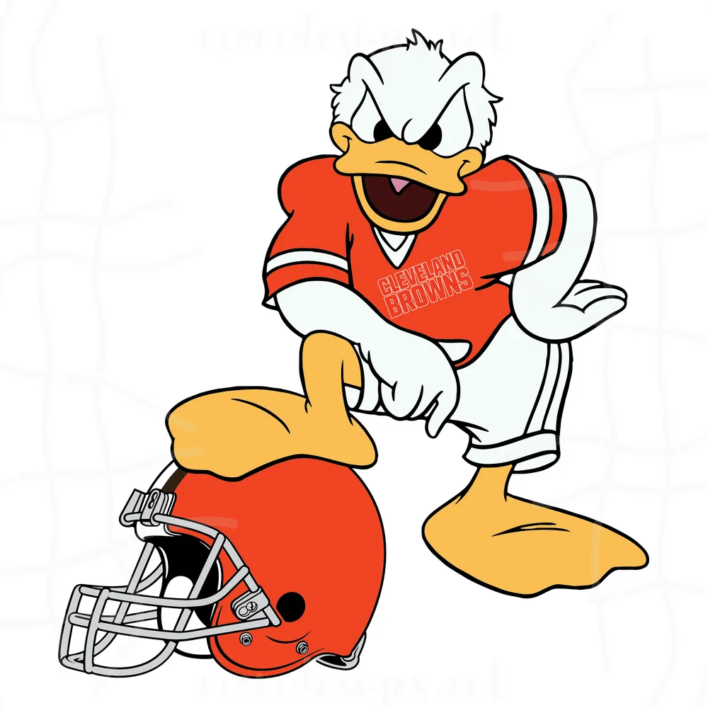 Cleveland Browns Donald Duck Svg, Sport Svg, Cleveland Browns, Browns Svg, Browns Nfl, Browns Helmet Svg, Donald Duck Svg, Nfl Svg, Nfl Team Svg, Browns Shirt, Browns Mug, Browns Gifts, Super Bowl Svg