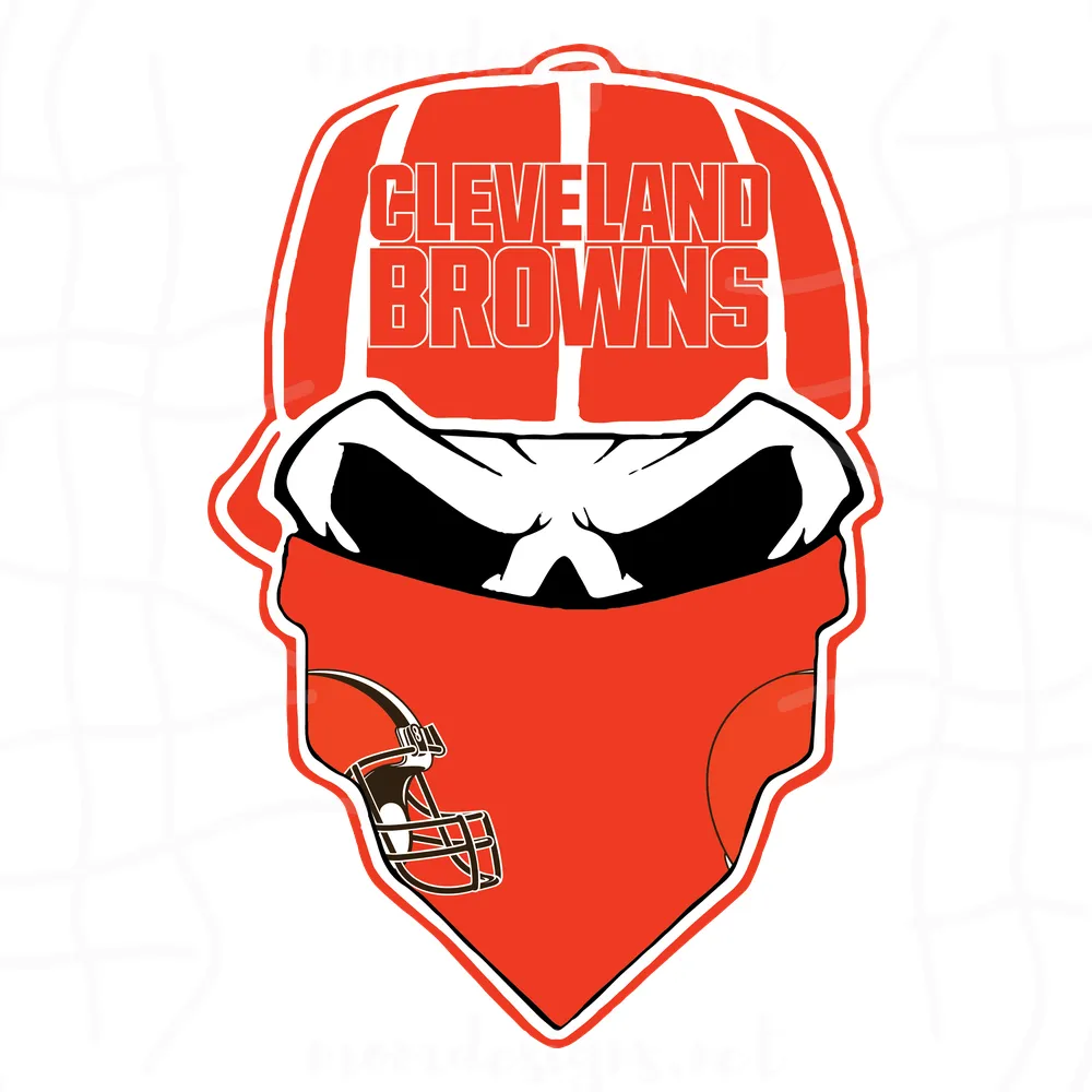 Clevelands Browns Skull Svg, Sport Svg, Cleveland Browns, Browns Nfl, Browns Logo Svg, Skull Svg, Super Bowl Svg, Super Bowl Skull, Nfl Skull Svg, Nfl Team Svg